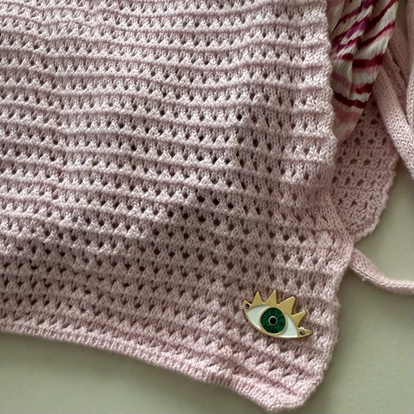 Scotch & Soda Women’s Knit Light Sleeveless Pink Multi Shades Top Limited Ed P/S - Picture 3 of 5